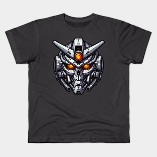 Biomech Skull S01 D36 Kids T-Shirt